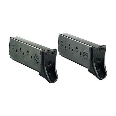 Ruger EC9s/LC9/9S 9mm Luger 7-rd Magasin 2-Pack