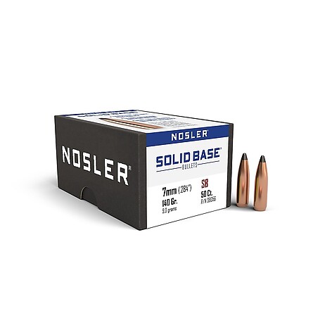 Nosler Solid Base SP 7mm 140gr 50/Box - bild 2 av 2