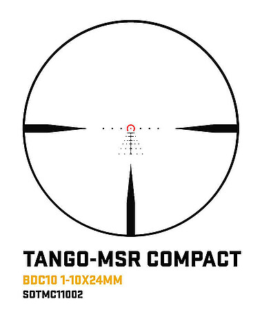 Sig Sauer TANGO-MSR Compact LPVO 1-10x24 FFP Belyst BDC10 - bild 5 av 5