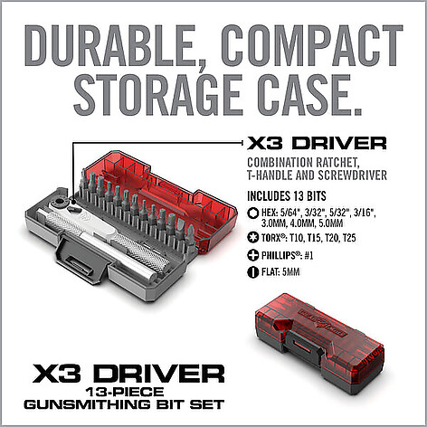 Real Avid Gunsmithing X3 Driver Kit 13 Delar - bild 3 av 8