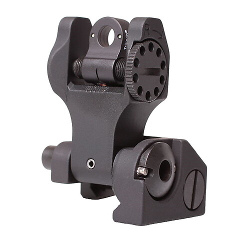 Troy BattleSight Round Vikbart Bakre Tritiumsikte Svart