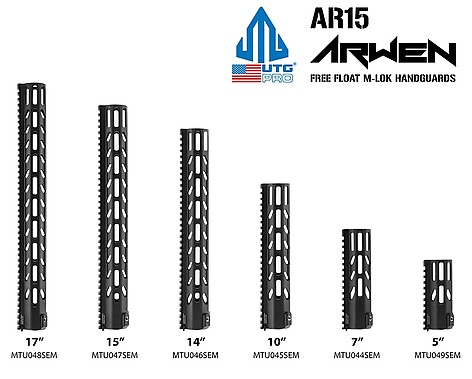 Leapers UTG Pro Arwen Free Float M-LOK 381mm Handguard - bild 10 av 10