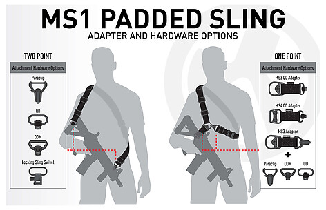 Magpul MS1 Vadderad Vapenrem Coyote Brun - bild 5 av 8