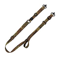Grovtec QS 2-Point Sabre Sling QD Swivel Vapenrem MultiCam