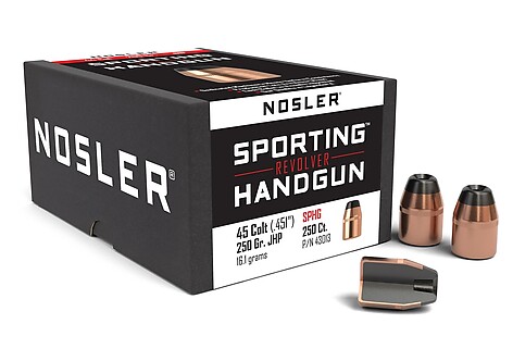Nosler Sporting Handgun JHP .45 250gr 100/Box - bild 2 av 4