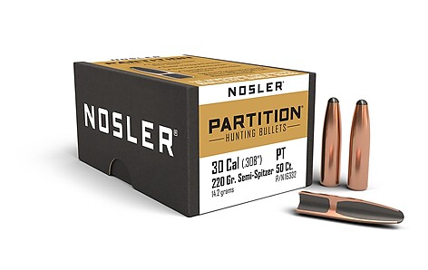 Nosler Partition .30 220gr 50/Box - bild 2 av 2