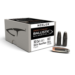 Nosler Ballistic Silver Tip RN .30 150gr 50/Box