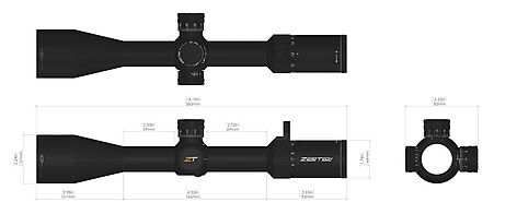 ZeroTech Vengeance 6-24x50 SF FFP RMG Kikarsikte - bild 7 av 9