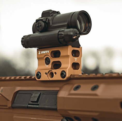 Unity Tactical FAST Micro-SB Picatinny H: 57mm FDE - bild 2 av 3