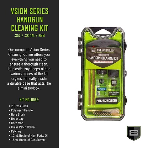 Breakthrough Clean Vision Pistol Cleaning Kit .357 / .38 / 9mm - bild 3 av 4