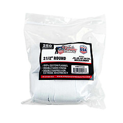 Pro-Shot Draglappar Bomull .45-.58 Cal. 250st