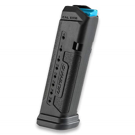 FAB Defense Ultimag Glock 17 9mm 18 Skott Polymer Svart