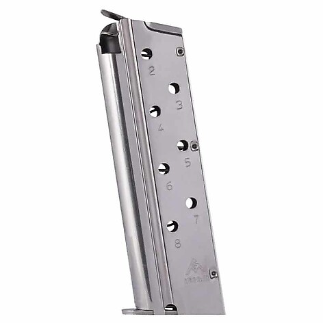 Mec-Gar 1911 Full Size .40 S&W 8 Skott Magasin Nickel