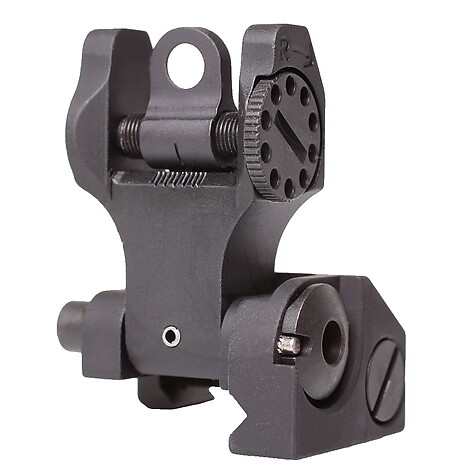 Troy BattleSight Round Vikbart Bakre Sikte