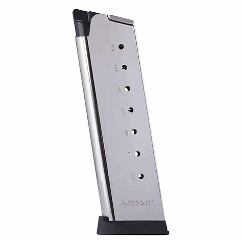 Mec-Gar 1911 .45 ACP 8 Skott Magasin Nickel