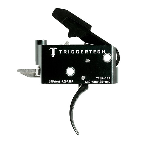 Triggertech Adaptable AR-15 2-Stage Curved Svart/Svart