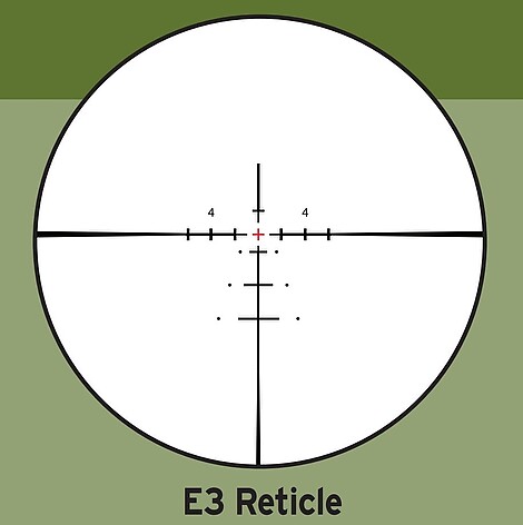Steiner Predator 8 2-16x42 SF SFP Belyst E3 Ballistic Kikarsikte - bild 3 av 3