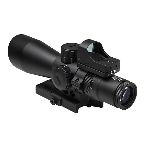 NcSTAR USS 3-9x42 med Micro Red-Dot Belyst Mil-Dot - bild 3 av 6