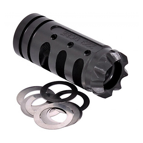 Precision Reflex Straight QC Brake Crown .223 1/2-28 Svart