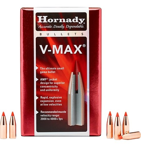 Hornady V-MAX Bullets 22 Cal (.224) 40gr 100/Box - bild 2 av 2