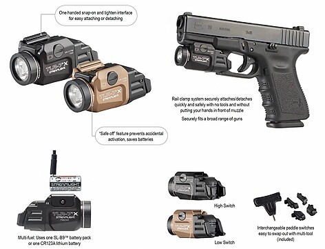 Streamlight TLR-7X USB FDE Taktisk Vapenlampa - bild 5 av 5