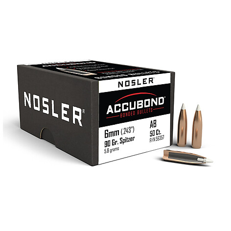Nosler Accubond 6mm 90gr 50/Box
