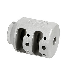 Midwest AK Alpha Tank Muzzle Brake M14x1 Silver