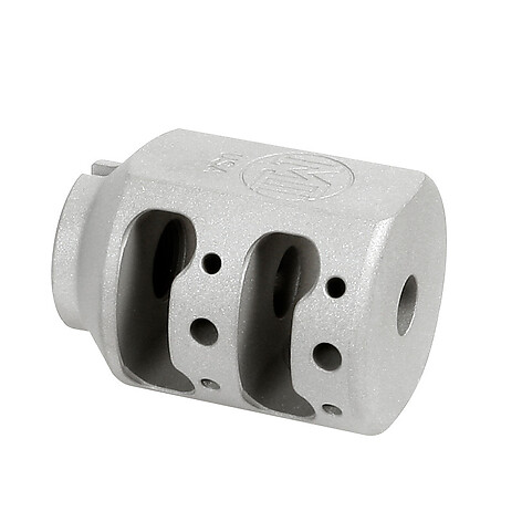 Midwest AK Alpha Tank Muzzle Brake M14x1 Silver