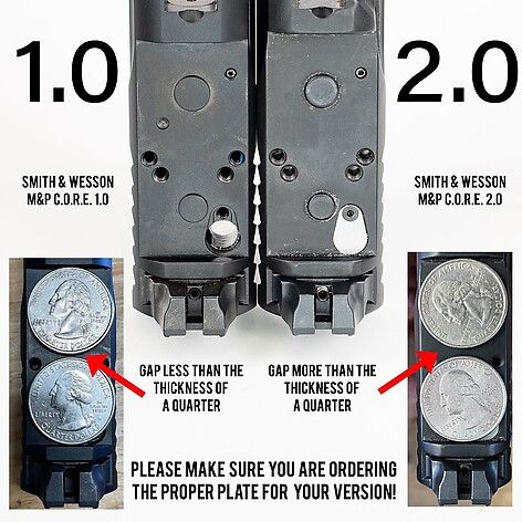 C&H Precision Adapter S&W M2.0 C.O.R.E Holosun EPS - bild 3 av 3