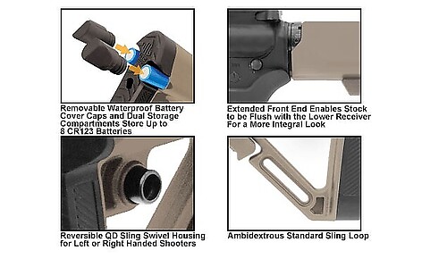 Leapers UTG Pro AR15 OPS Ready S1 Mil-Spec FDE - bild 3 av 8