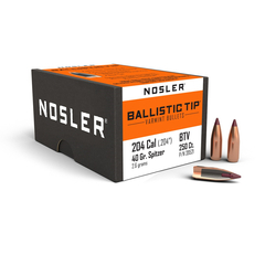 Nosler Ballistic Tip Varmint .204 40gr 250/Box
