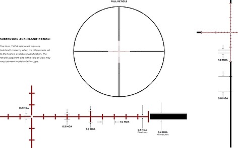 Leupold VX-6HD G2 4-24x52 SF CDS-SZL2 SFP Belyst TMOA - bild 7 av 9