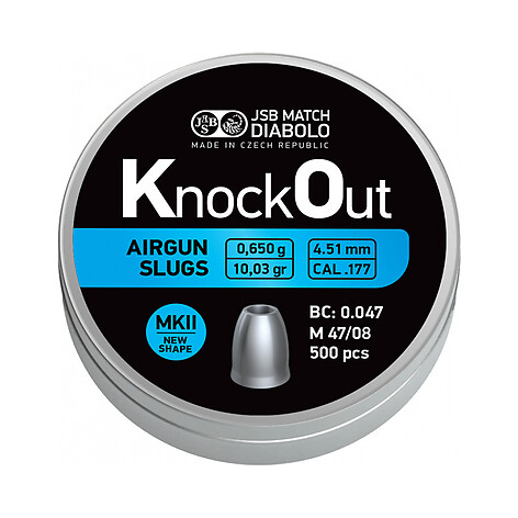 JSB KO Slugs MKII 4.51mm 0.650g 500st