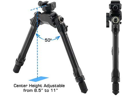 Leapers UTG Pro TBNR Bipod 22-28cm Picatinny - bild 3 av 6