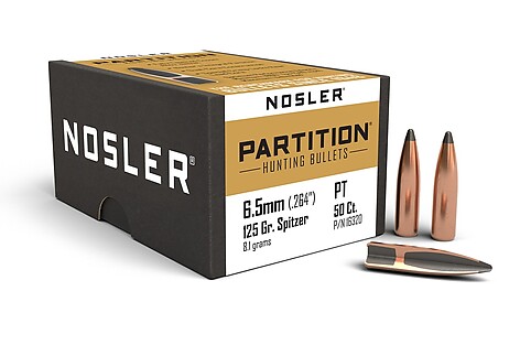 Nosler Partition 6.5mm 125gr 50/Box - bild 2 av 2