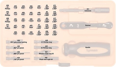 Lyman Master Gunsmith Tool Kit 45 Delar - bild 5 av 5