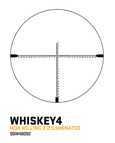 Sig Sauer WHISKEY4 6-24x50 SF FFP Belyst MOA Milling Hunter 2.0 - bild 5 av 5