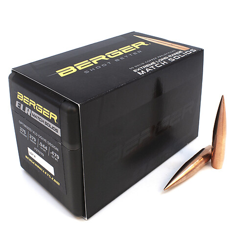 Berger VLD Target ELR 375 Caliber 379gr 50/Box - bild 2 av 6