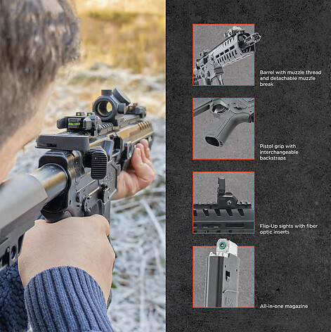 Umarex UX Strike Force Semi Auto CO2 4.5mm BB - bild 2 av 4