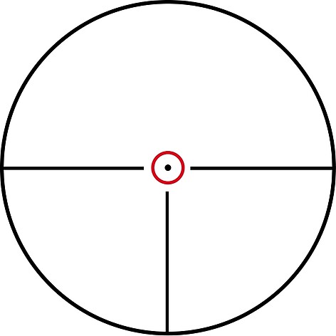Konus KonusPro M-30 1-4x24 Belyst Circle Dot MRAD Kikarsikte - bild 2 av 3