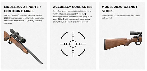 Springfield Model 2020 RF Target .22 LR Walnut - bild 7 av 7