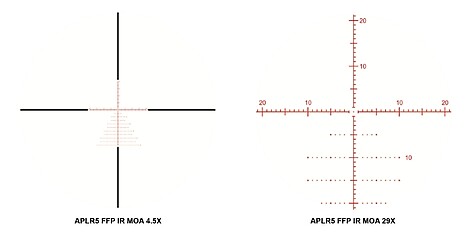 Athlon Cronus BTR G2 UHD 4.5-29x56 FFP Belyst APLR5 MOA - bild 3 av 3