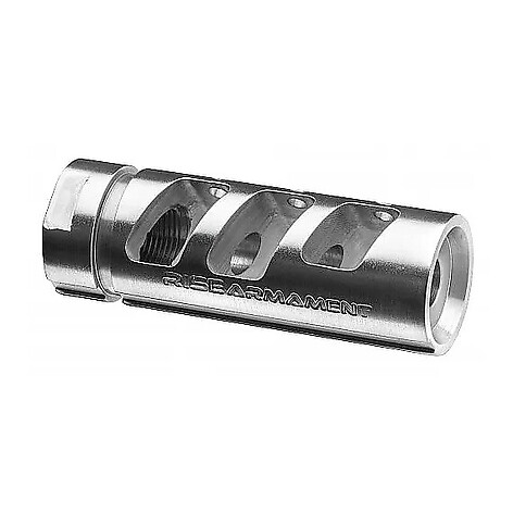 Rise Armament RA-701 AR Compensator .223 Rem 1/2-28 Silver