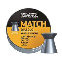 JSB Yellow Match Diabolo Gevr 4.52mm - 0.520g