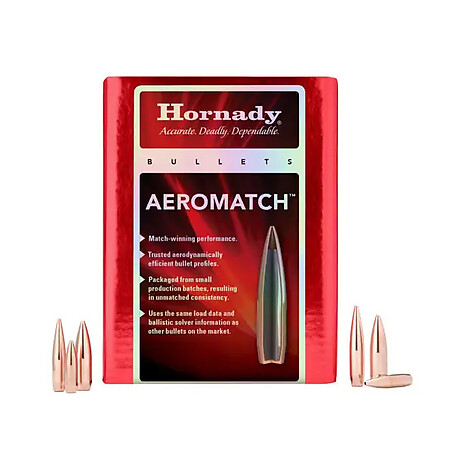 Hornady Aeromatch 30 Cal (.308) 175 gr HPBT 500/Box - bild 2 av 2