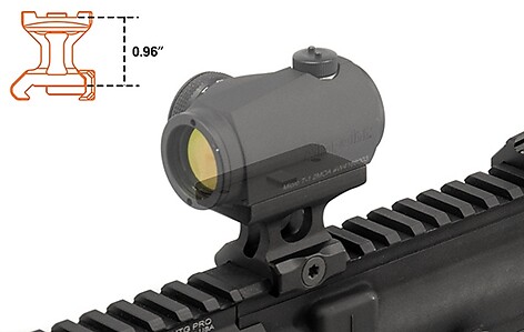 Leapers UTG Super Slim T1 Montage Absolute Co-Witness - bild 2 av 3