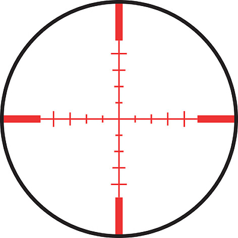 NcSTAR USS 3-9x40 med Red-Dot Belyst P4 Sniper Kikarsikte - bild 7 av 8