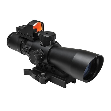 NcSTAR USS 3-9x42 med Micro Red-Dot Belyst Mil-Dot