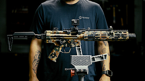Midwest MK2 QD Picatinny Aimpoint ACRO 1/3 Co-Witness - bild 2 av 2