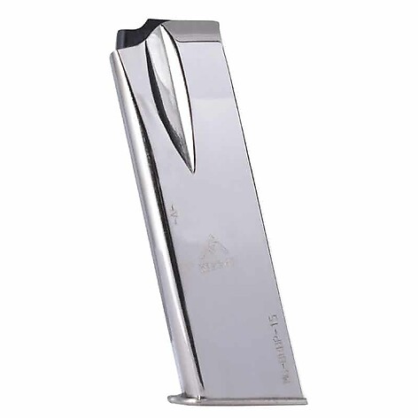Mec-Gar Browning HP 9mm 15 Skott Magasin Nickel